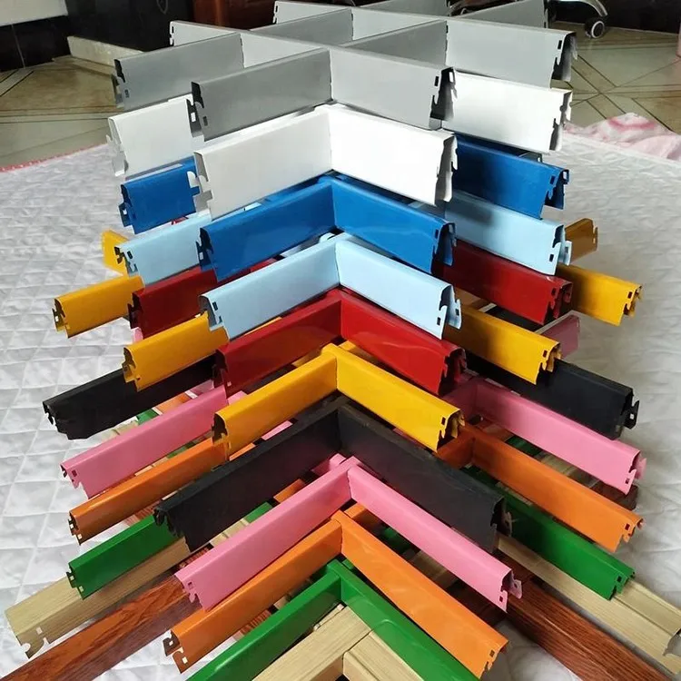 China factory open cell grid ceiling aluminum ceiling grid aluminum ceiling