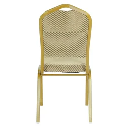 wholesale cheap luxury tiffany chairs gold and white metal chiavari stackable banquet chair for events hotel party wedding