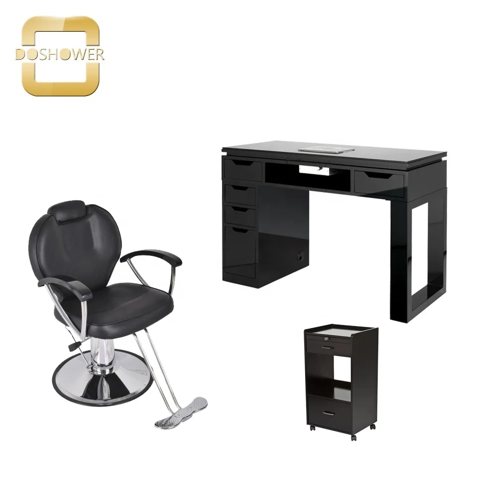barber station set with barber shop sterilizer for antique barber chair