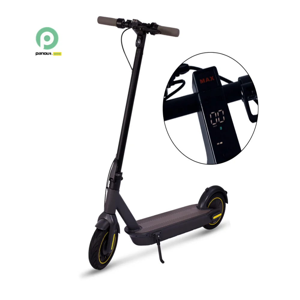 Cicy Xmi Pro Electric Scooter Black Yellow 350W Brushless Motor Foldable Disc Brake Electric Scooters
