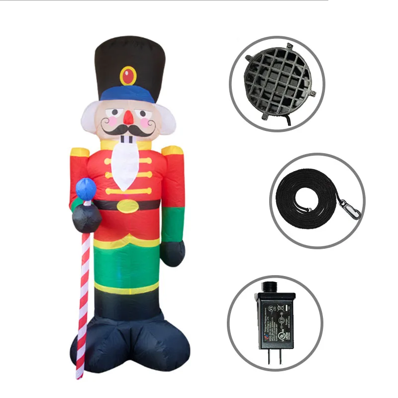 Qutdoor Christmas throttle model  inflatable doll luminous module  decorations