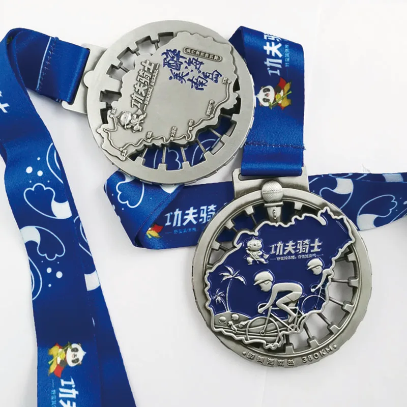 custom 3D die cast marathon mountain bike bicycle race medal sport award medal for sale cheap price