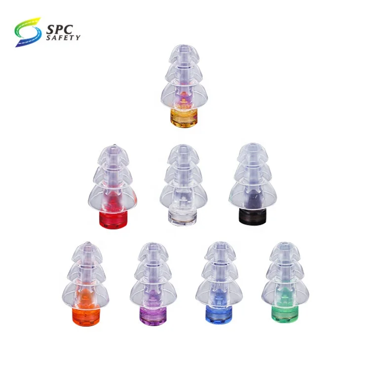 Invisible Reusable Noise reduction hearing protection music ear plugs High fidelity concert earplugs for Musicians listener fans