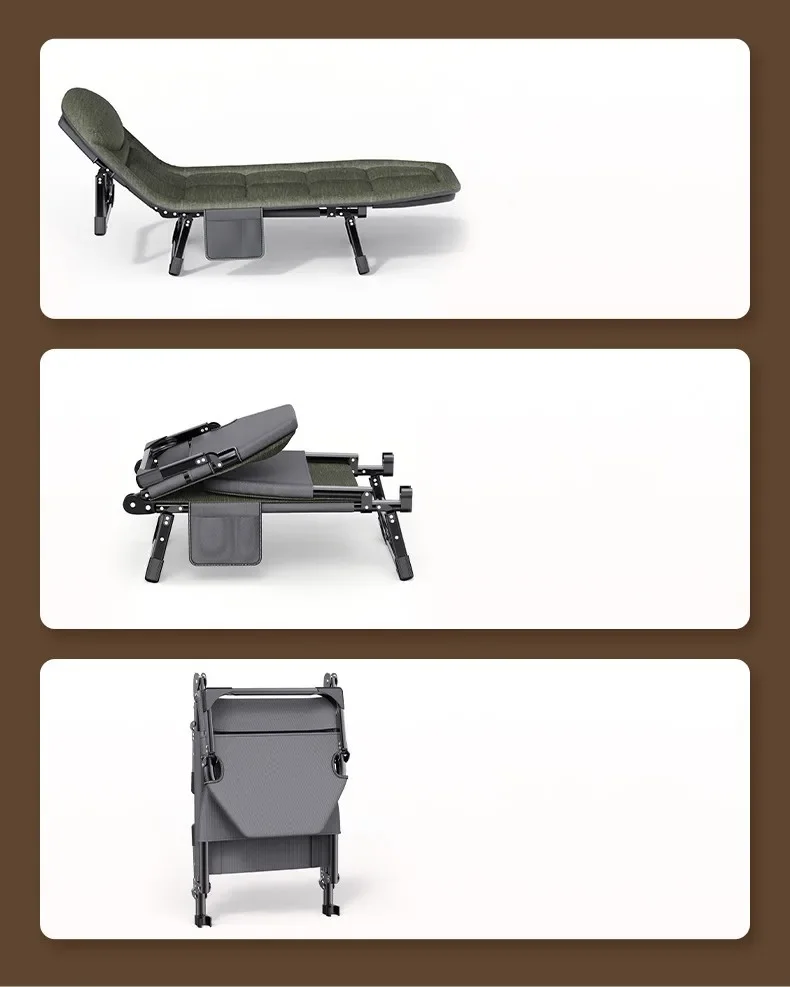 Customization Adjustable Portable Camping Bed Foldable Soft Bed Outdoor Sleeping Bed