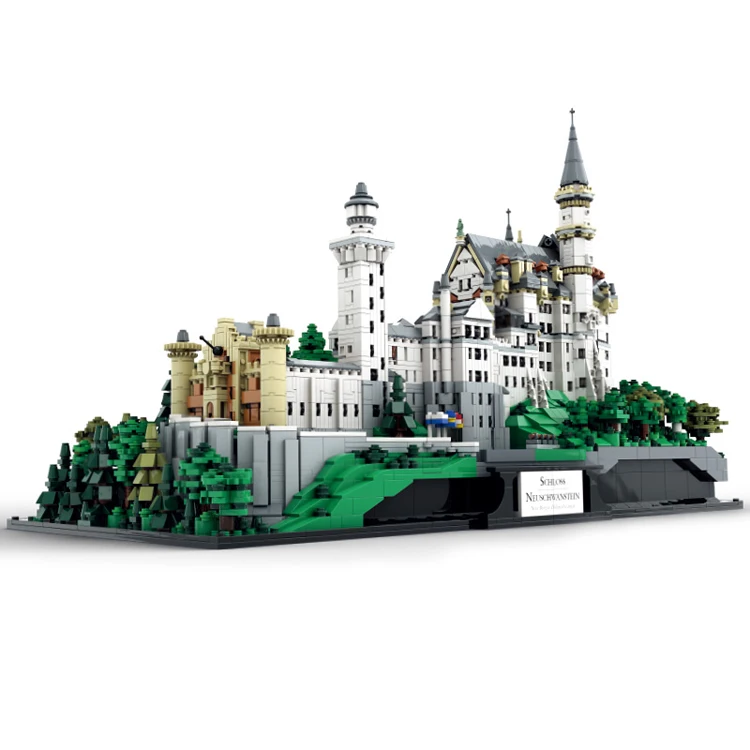 product Xingbao 05002 Germany New Swan Stone Castle DIY toy Model Building Blocks MOC Bricks toy christmas gift for child