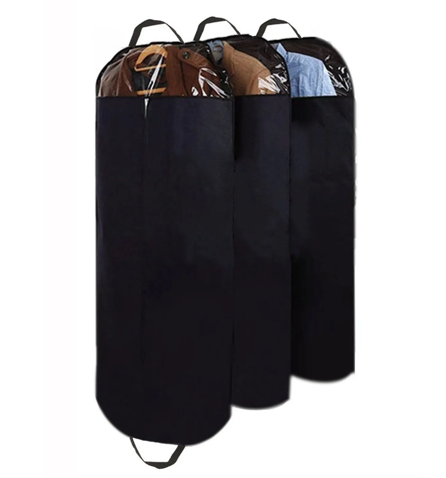 
Wholesale Custom non woven black wedding dress garment suit cover bag foldable cloth garment bag 