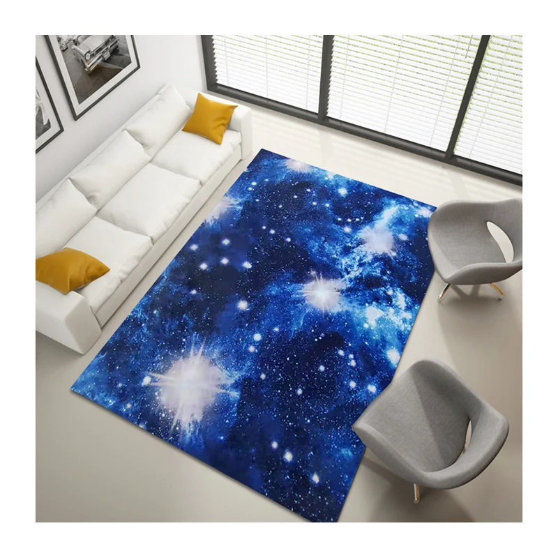 Factory Cheap Customized Printed Machine Made Modern Carpets for Living Room.