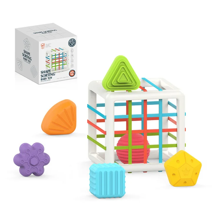 Baby early Development Sorting Games Montessori Learning Activity Sensory Toys Shape Sorter Fine Motor Skills