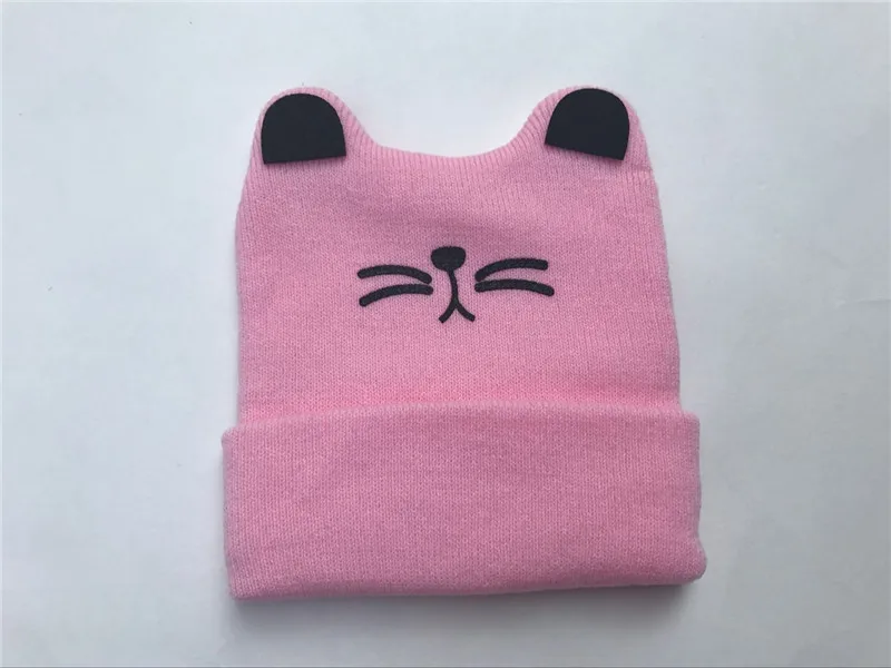 OEM factory price Kids beanie Hat  Winter Fleece Beanie animal pattern Children Sized Winter Beanie