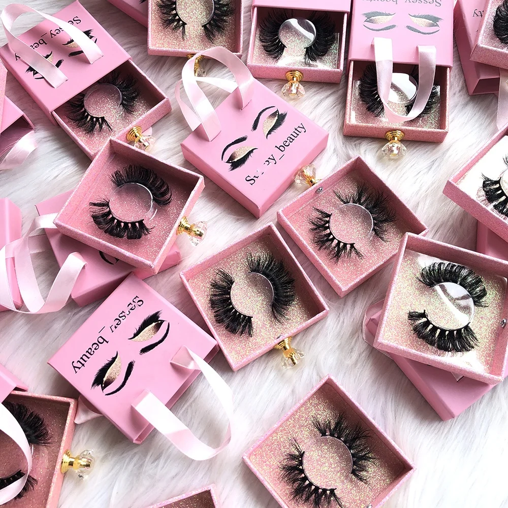 NEW Wholesale 100% real  15mm 18mm 20mm 25mm 27mm 30mm lashes 3d 5d full strip mink eye lash vendors