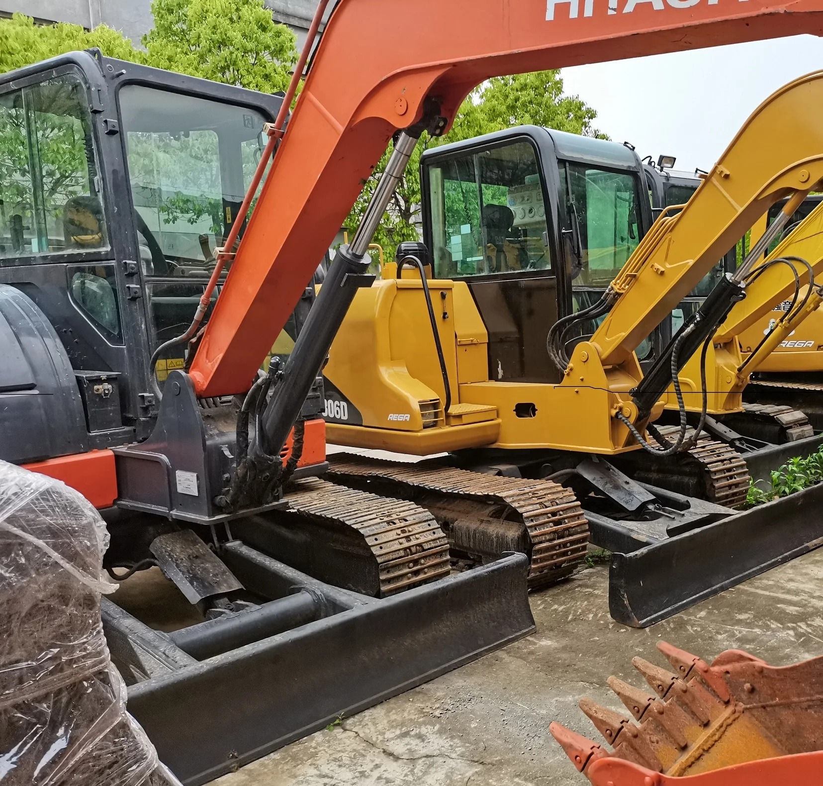 Экскаватор Hitachi ZX55U изготовленный из Японии высокое качество оригинальный экскаватор Zaxis55U ZX55 б/у 5 тонн небольшой гидравлический гусеничный