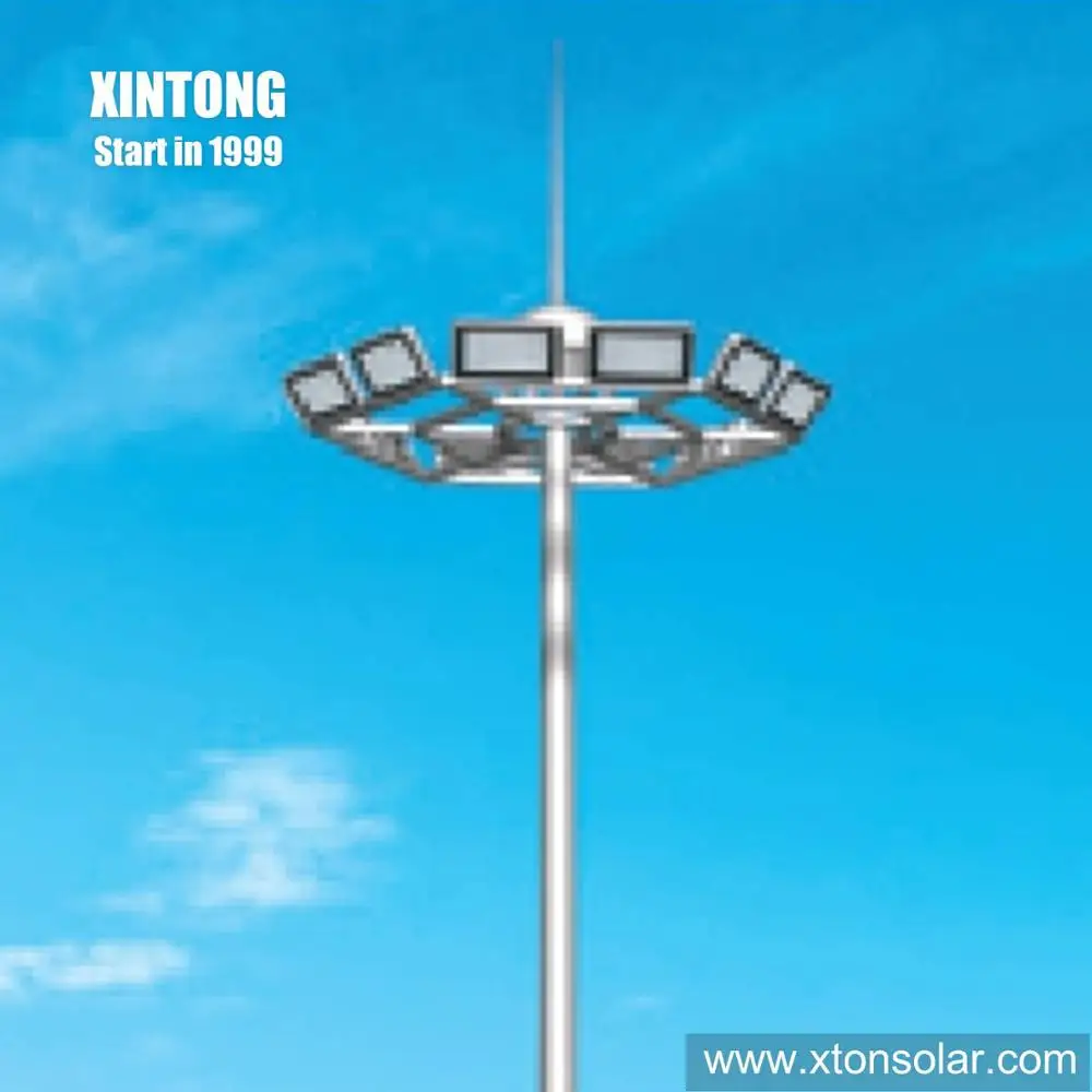 40 meter high mast pole for camera or winch