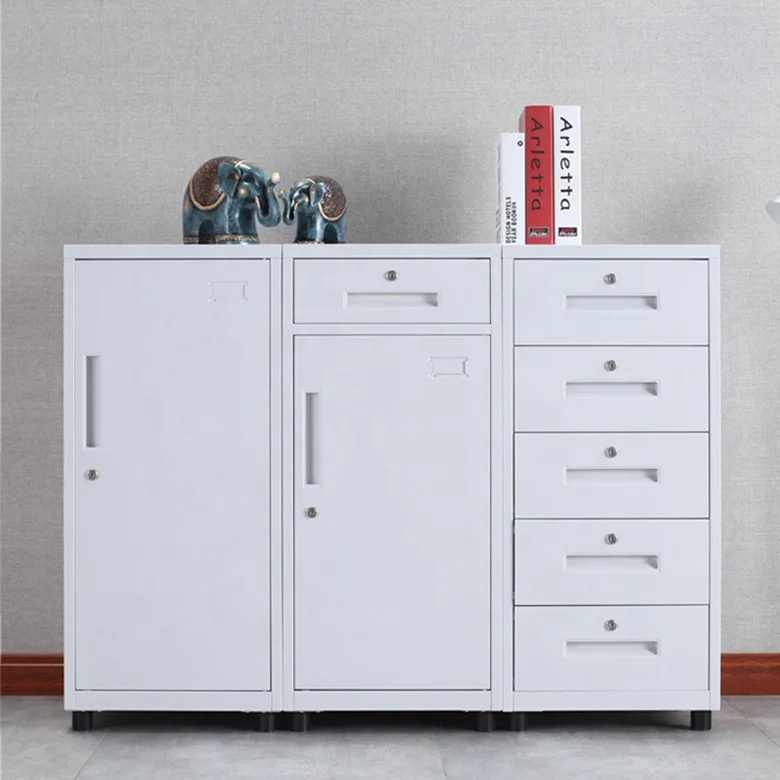 Metal locker factory cheap price for sale black steel living room cabinets with lock office multi drawer office file cabinet