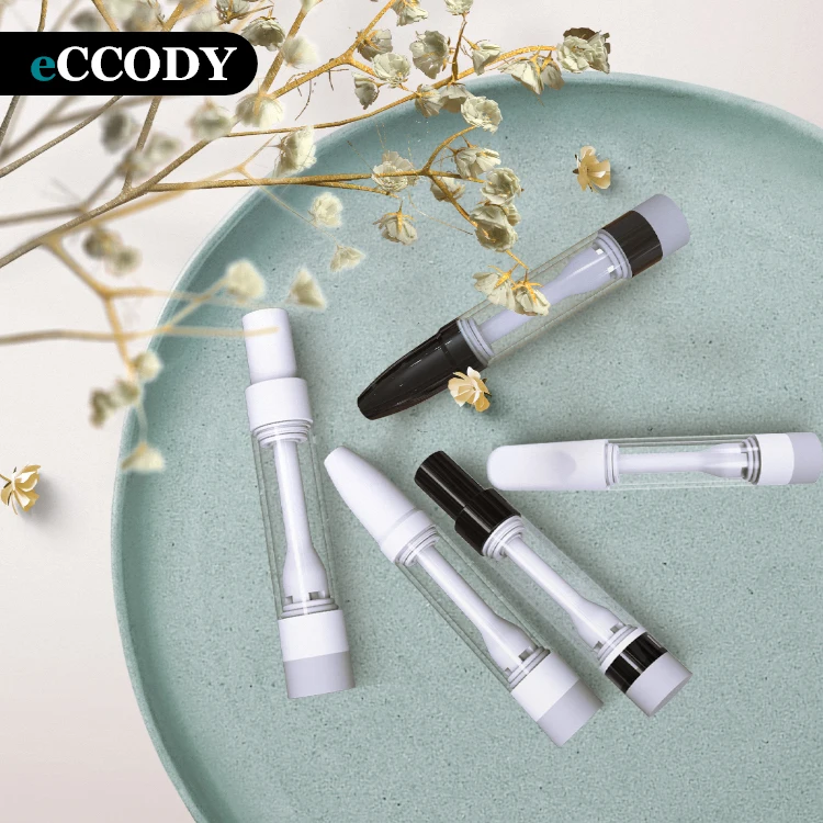 510 Glass Cbd Cartridge Ceramic Coil Tip all Glass Cartridge For 510 Thread Battery Vaporize