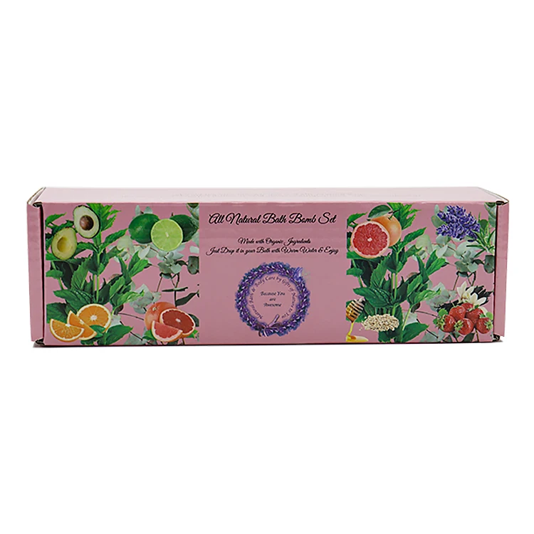 W172 Custom Logo Printing Colorful Cosmetic E-flute Cardboard Packaging Box High Quality Corrugated Paper Box Mail Box