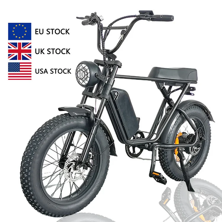 Most powerful high speed electric dirt bike electric bicycle electric bike 48v 1000w 50km/h ebike electric motorcycle eu stock