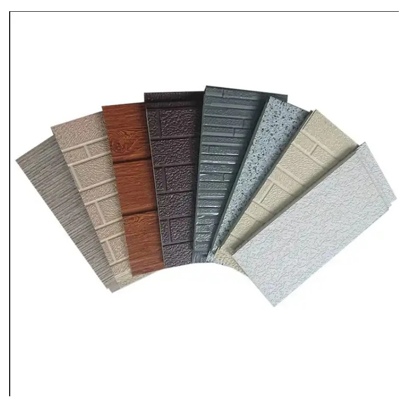 Consmos Lightweight Insulated Sandwich PU Exterior Foam Wall Decoration Panels Roofing Panel