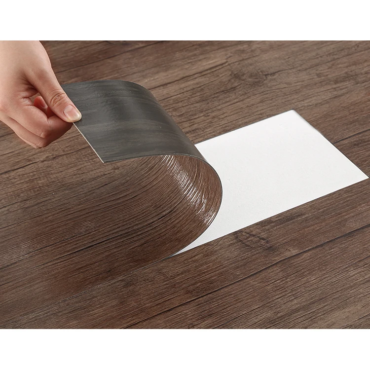 
Wood Grain design Pvc Abrasion Resistant floor Self Adhesive Decorative sticker 
