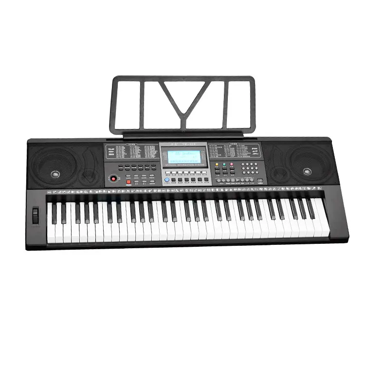 Musical instrument electronic keyboard  with touch sensitive piano keyboards 61keys