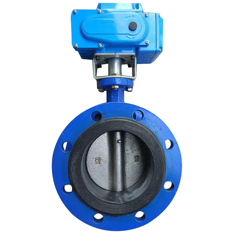 PN10 PN16 электрический клапан-бабочка, моторизованный клапан-бабочка