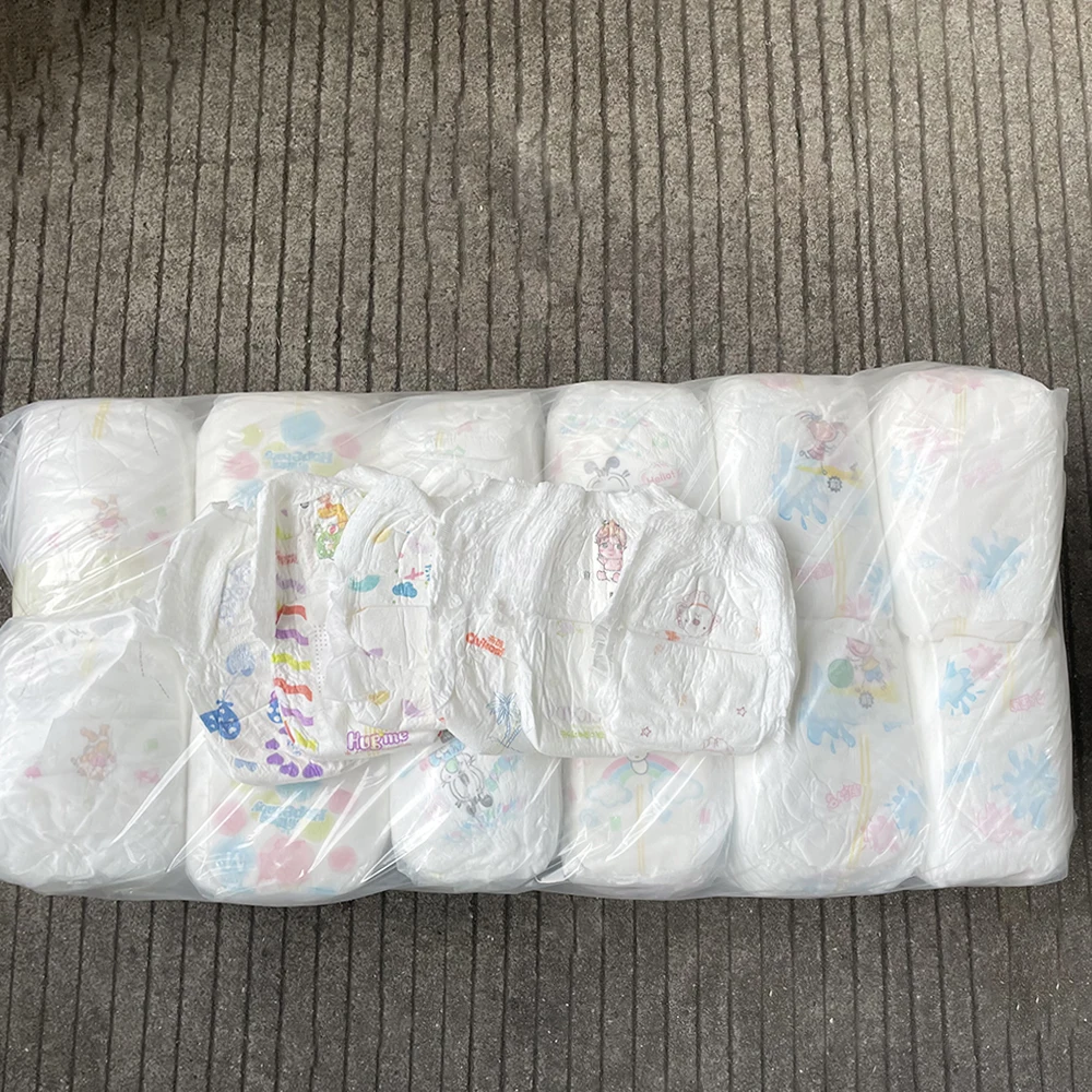 Promotion Fralda Bebe Couche Pour En Gros Daipers Dipers Baby Essentials Hygiene Products Cotton Kids Disposable Baby Diapers