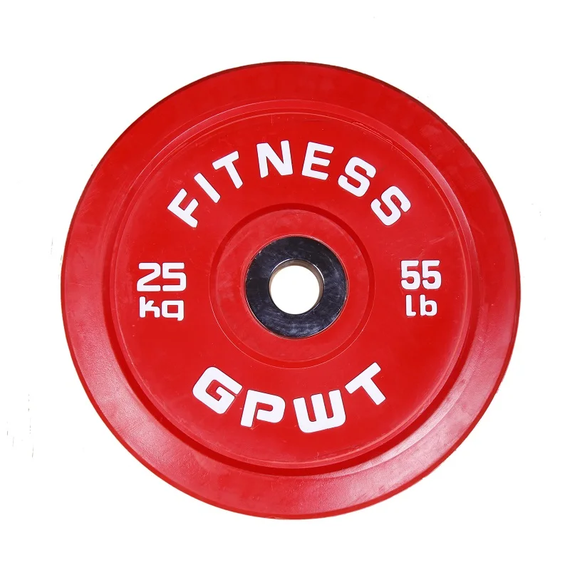 factory direct sale Professional durable sportsman multifunction colorful rubber bumper plate