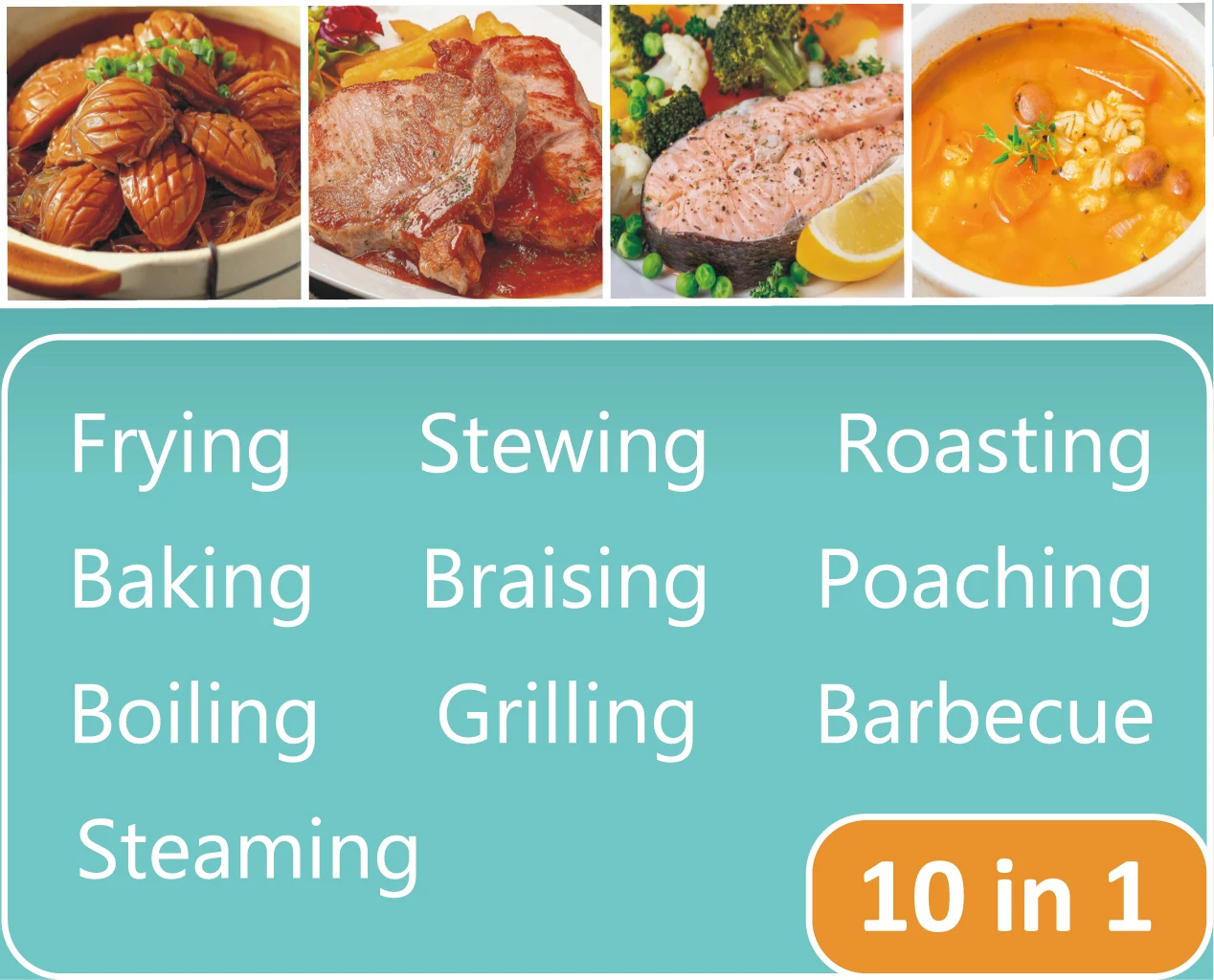 2.5L Multifunctional Double Sided Heating Breakfast Maker Machine Soup Pot Fry Pot Electric Square Tempered Glass 2 Years 4 Pcs