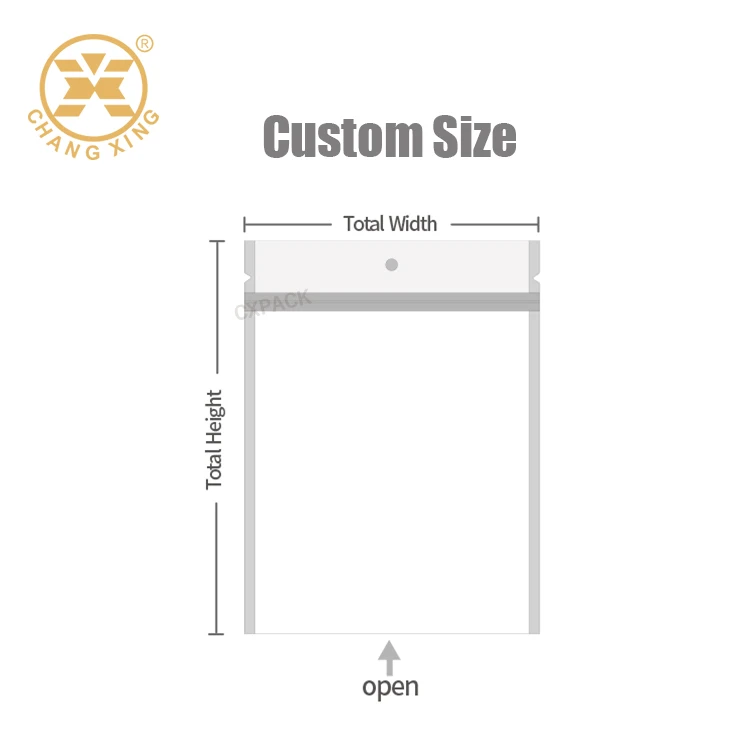 Gourmet Popcorn Packaging bag Three side sealed Food contact plastic food Gourmet packaging bag