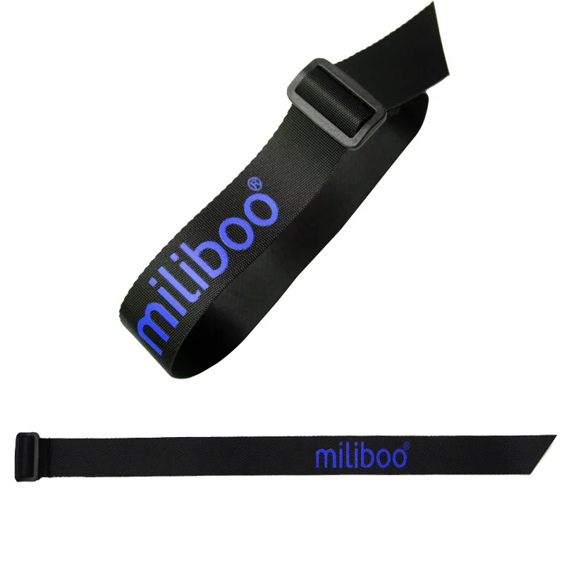 Promotional custom printed logo strong multi function packing luggage tie band with adjustable plastic buckle