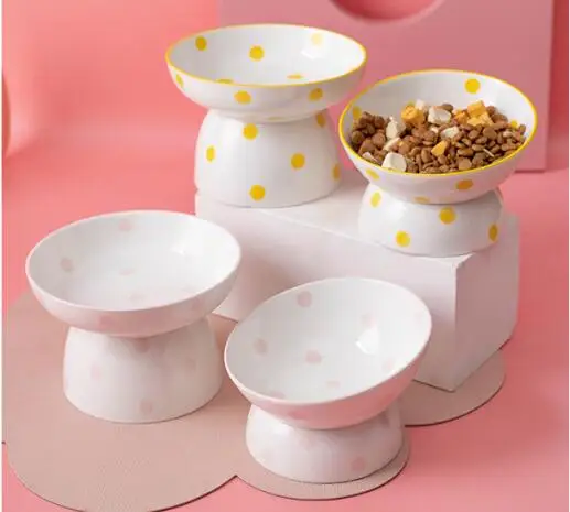 Professional Factory Ceramic Pet Stainless Steel Slow Feeder Dog Bowl With Date Coder