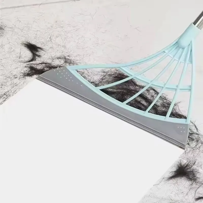 2-in-1 magic broom pet hair removal broom   window cleaning wiper scraper floor dust cleaning water broom