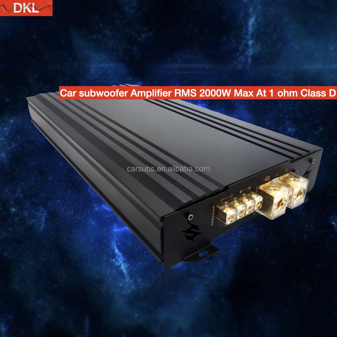 USA Market Sound Quality Car Subwoofer Amplifier RMS 2000W Class D Peak 4000W SPL strong Bass Car Amplifier Monoblock