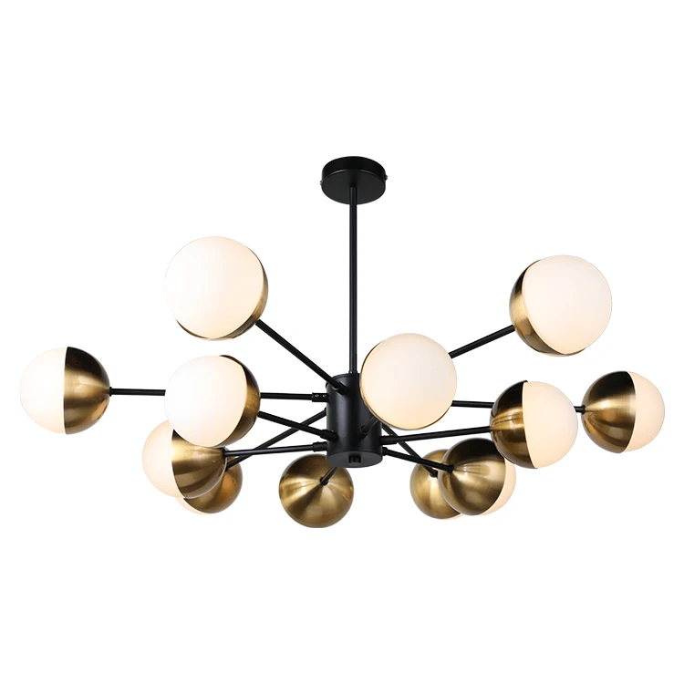 Новые продукты, Железный Бронзовый шар, декоративная подвесная светодиодная люстра, подвесной светильник