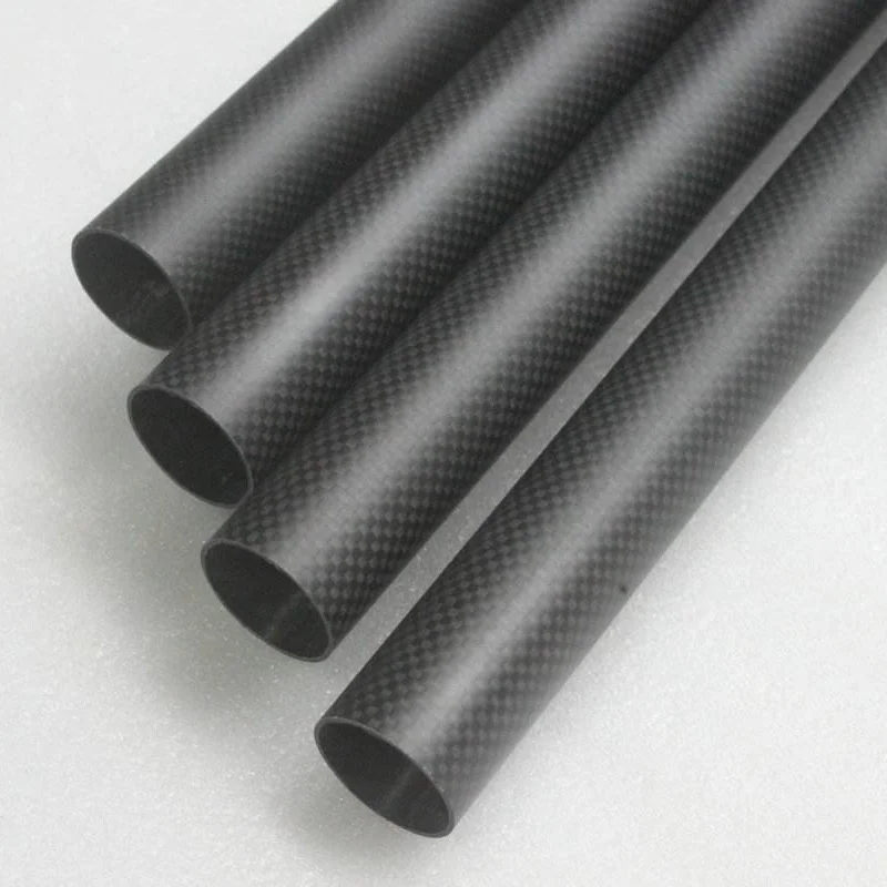 Carbon fiber tube for paddle model rocket metal detector