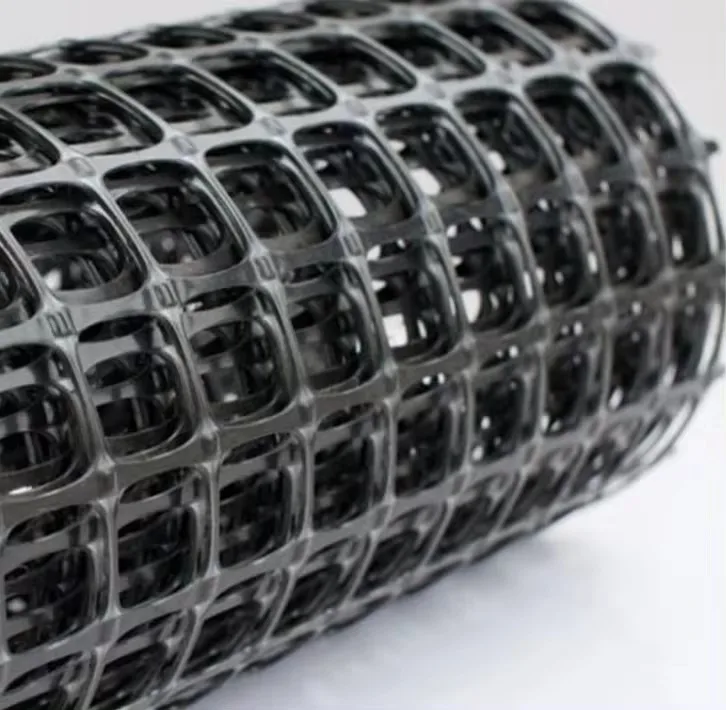 factory low price Geogrid Wholesale Two-way Biaxial Plastic Geogrids Grille Mesh for Road Construction geogrids