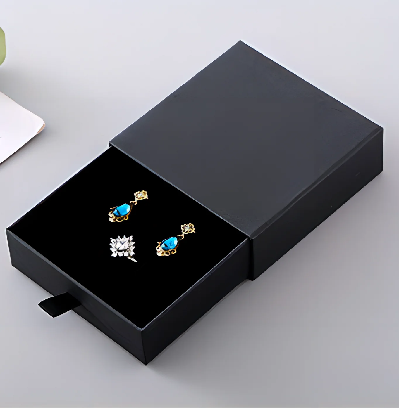 New Styles Small Jewelry Packaging Box Paper Cardboard Rings Jewelry Gift Boxes Luxury Jewelry Packaging Box