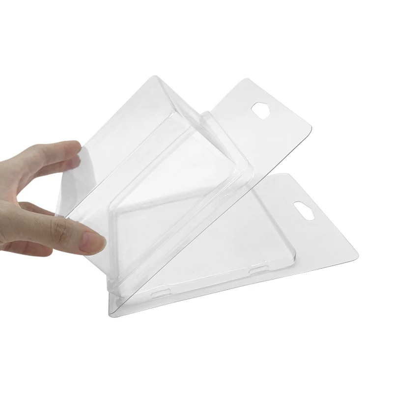 Automatic Forming Transparent PVC PET Clear Plastic Clamshell Blister Box Easy Electronic Products Packaging Recyclable Blister