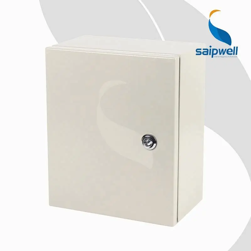Saipwell IP66 300*250*200mm Waterproof Metal Box Electrical Power Distribution Box Cold-rolled Steel Distribution Box