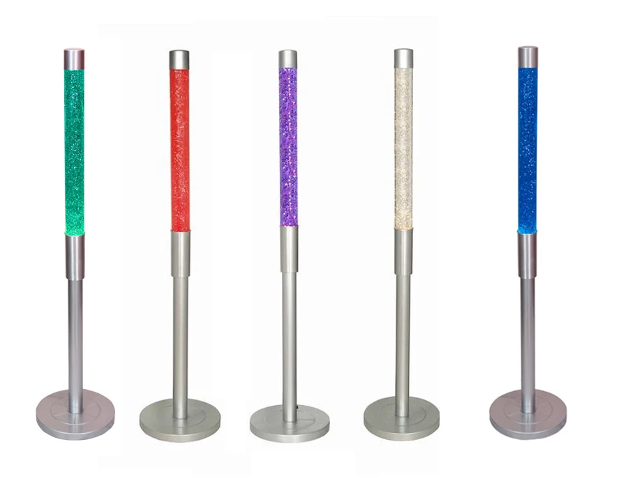 
Custom high quality big large giant standing tall long tube shape store shops rainbow lava floor lamp tube wholesale 