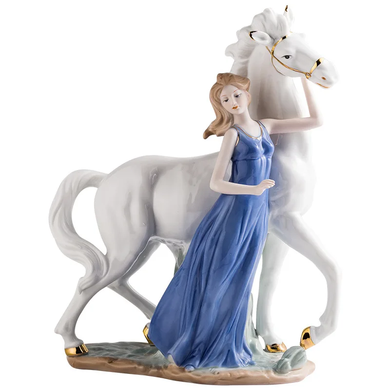 Horse ornaments  handicrafts office wine cabinets living room decorations hore successful opening and financial gifts