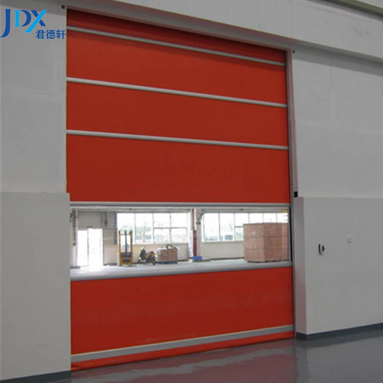 High Quality Automatic Electric Control Roll Up High Speed Doors PVC Fast Rapid Roller Door