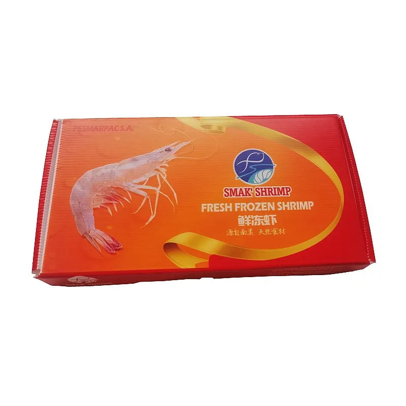 Cheap Printed Full-Color Corrugated Plastic Seafood Packaging Box Frozen Food Correx Delivery Box For Shrimp