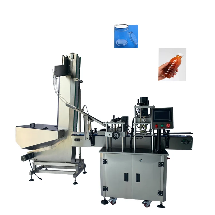 Автоматическая машина для укупорки пластиковых бутылок и стеклянных бутылок