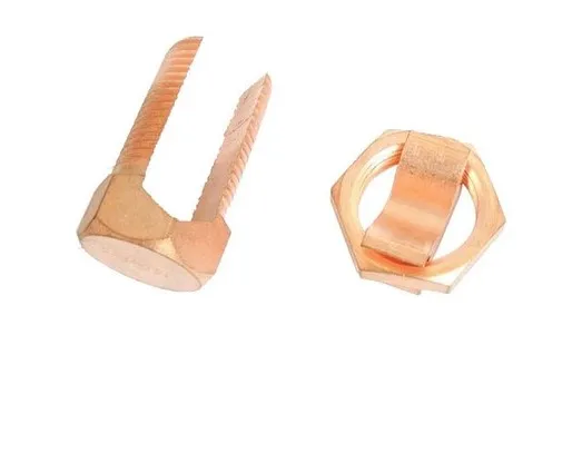 Copper split bolt of lightning protection