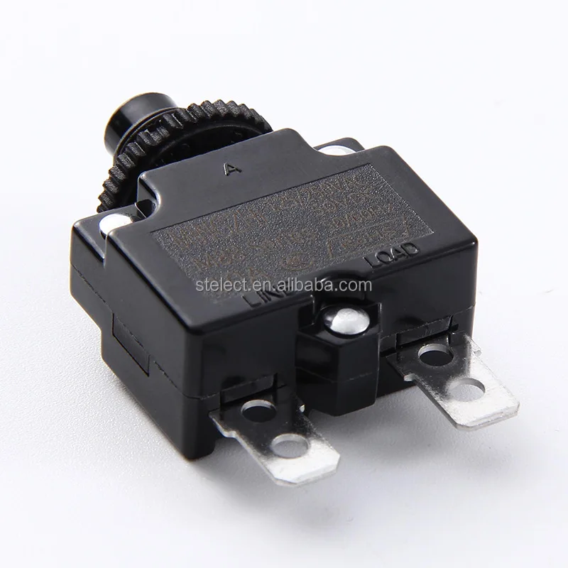 Manual Reset Thermal Switch DC Circuit Breaker Over Current Overload Protector Switch 3-30A