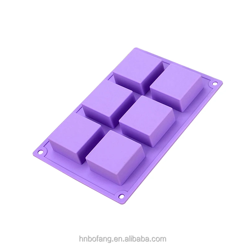 Food Grade Make Dessert Brownie and Ice Cream Non-toxic Cube silicon mold making