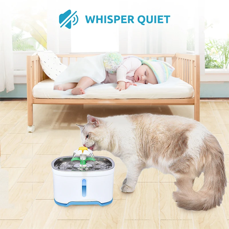 New Arrival Flowing Water Machine Pet Bowls Dog Cat Water Fountain Filter Cat Pet Feeder