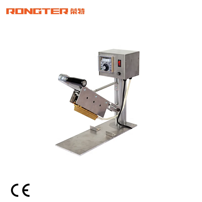RONGTER Cost-effective High Quality Hot Knife Ribbon Cutting Machine 300W 150MM Rope fabric cutter