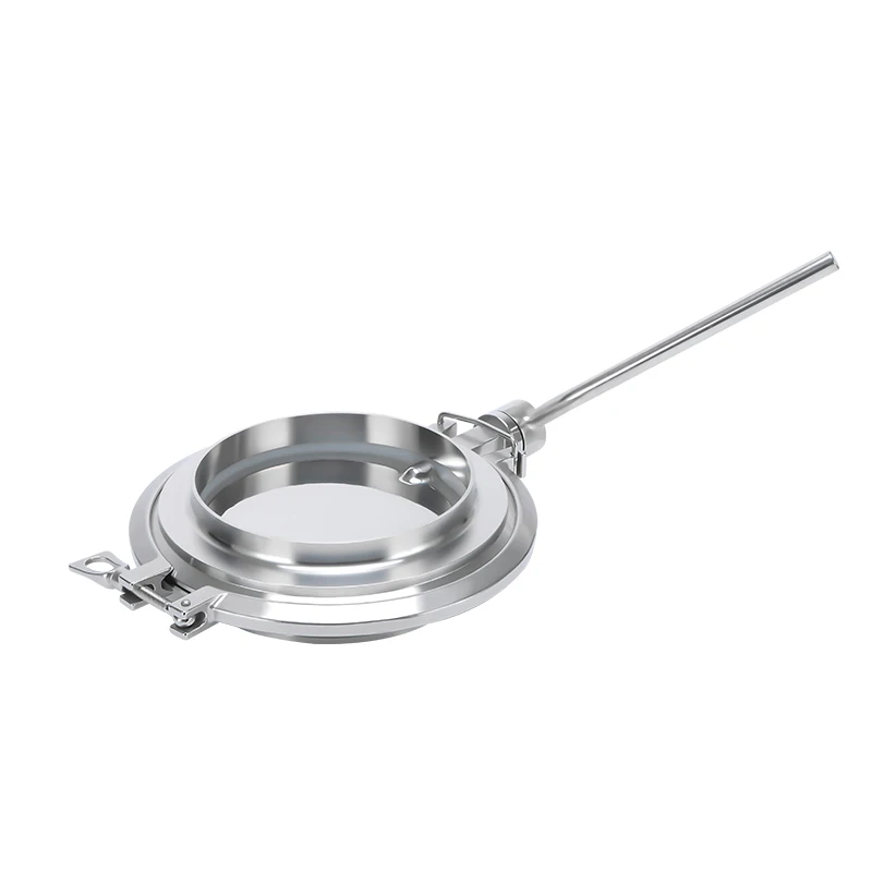 304 Stainless Steel Powder Valve Quick Assembly Welding Large Diameter Clamp Type Powder Valve