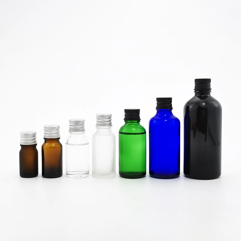 5 10 15 20 30 50 100 ml roller bottle amber clear green blue glass essential oil bottle with metal roller